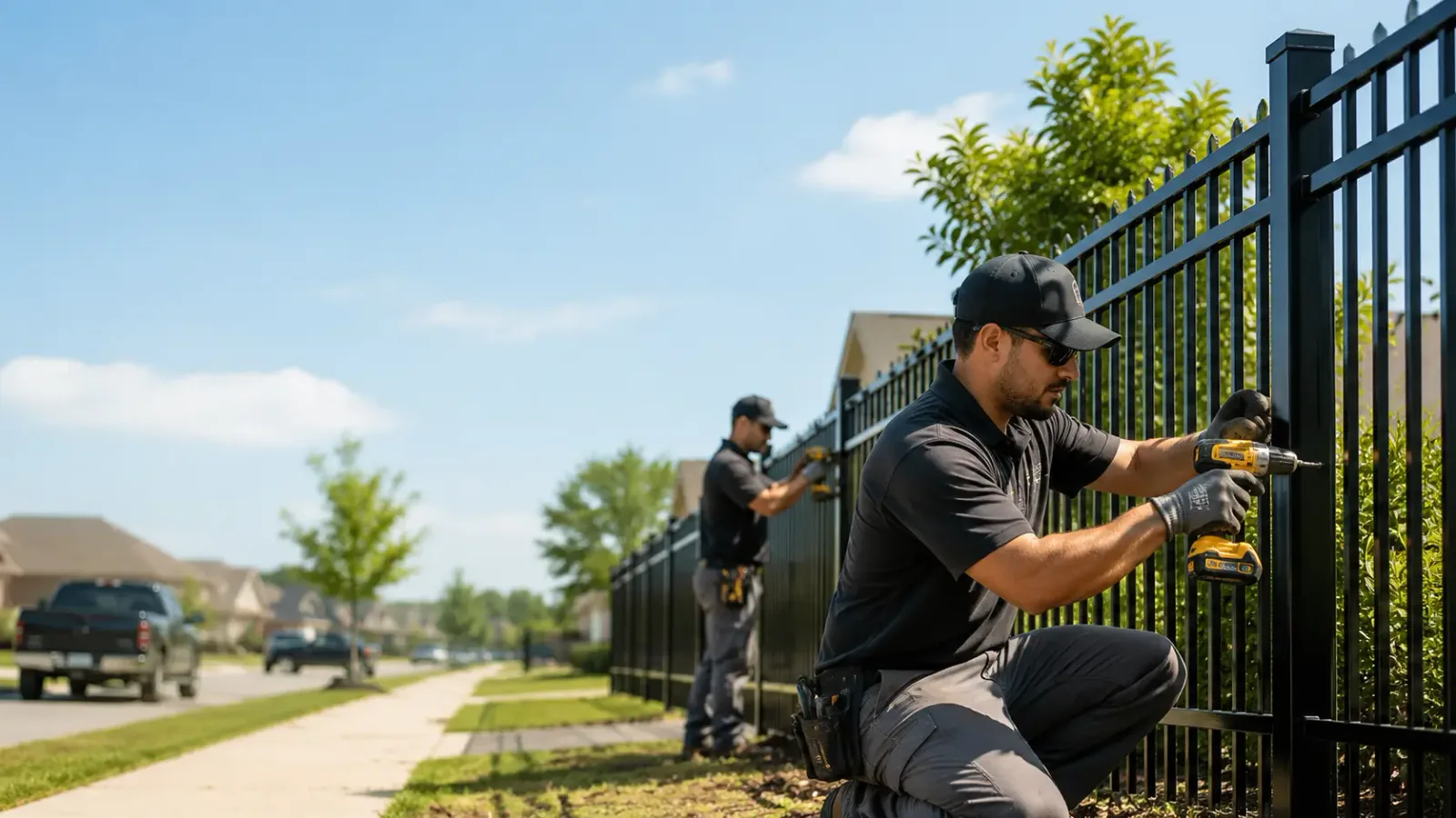 Metal Fence Installation in Iowa Park, TX